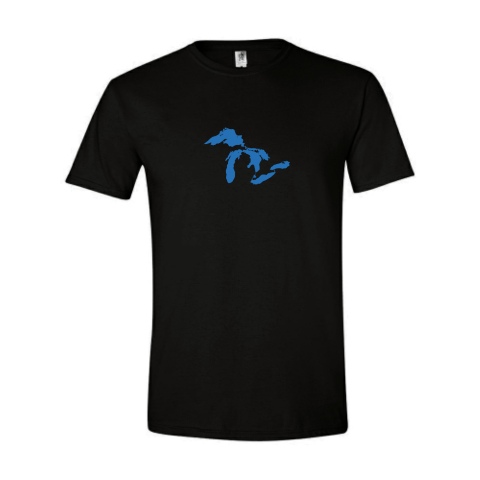 Black Fitted Softstyle Gildan | 6400 T-Shirt