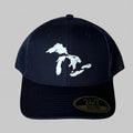 Navy Snap Back Trucker Cap