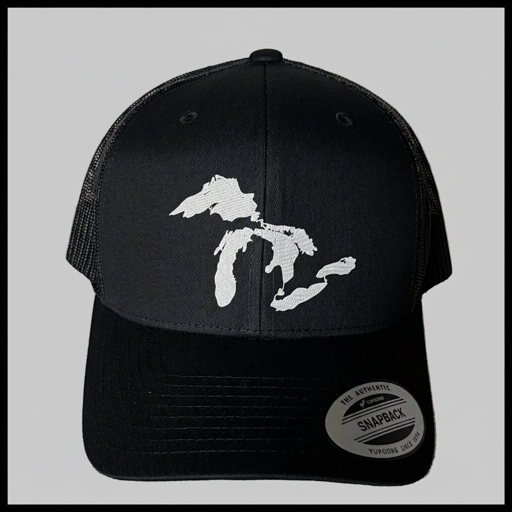 Black YP Classics Snap Back Trucker Cap
