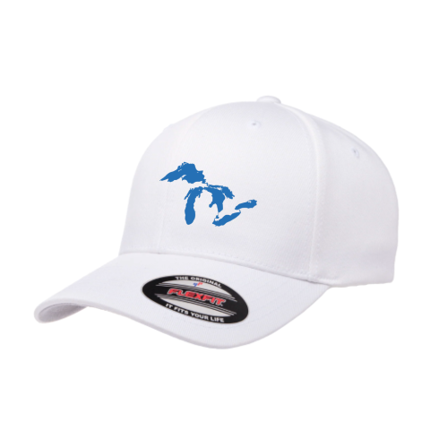 White FlexFit Fitted Cap (Copy)